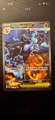 Mega Charizard X ex, graded 9.5