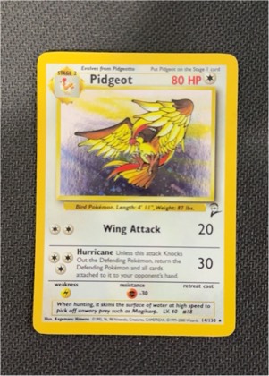 Pidgeot, graded 5.0