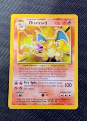 Charizard graded 7