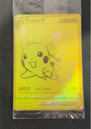 Pikachu V - SWSH145, graded 9.5