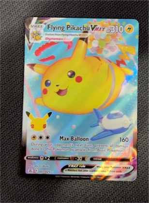 Flying Pikachu VMAX, graded 10.0