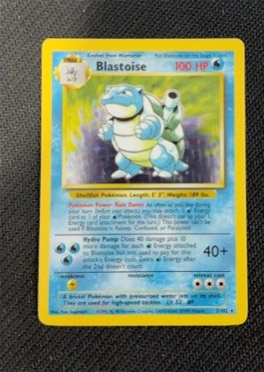 Blastoise graded 6 & below
