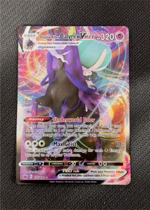 Shadow Rider Calyrex VMAX, graded 9.0