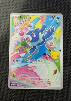 Popplio - 045, graded 9.5