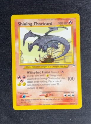 Shining Charizard, graded 6.5