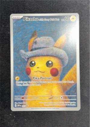 Pikachu with Grey Felt Hat, graded 9.0