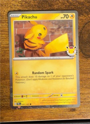 Pikachu, graded 7.5