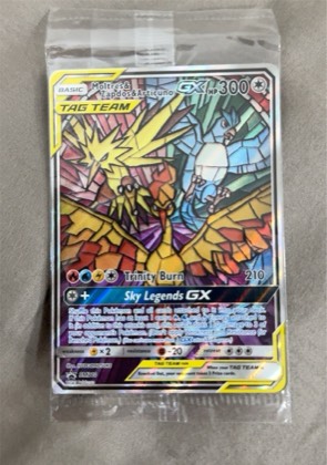 Moltres & Zapdos & Articuno-GX, graded 9.0