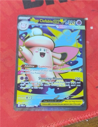 Mega Clefable eX, graded 8.5