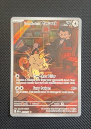 Team Rocket's Meowth graded 9