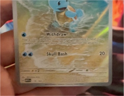Squirtle - 170/165 graded 9