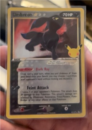 Umbreon Star, graded 9.5