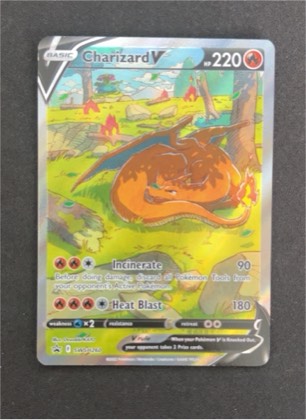 Charizard V, graded 9.0