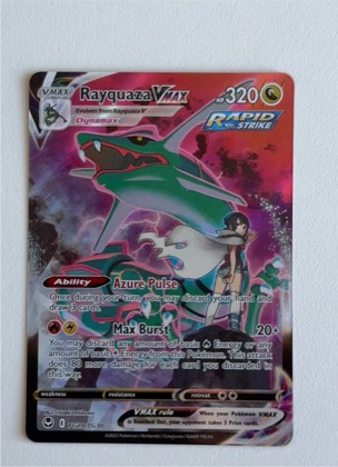 Rayquaza VMAX, graded 8.5