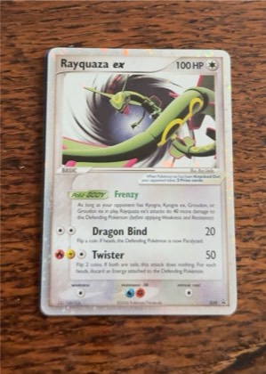 Rayquaza ex - 039 (EX Collector's Tin), graded 7.5