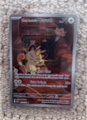 Team Rocket's Meowth, graded 9.5