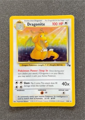 Dragonite, graded 8.0