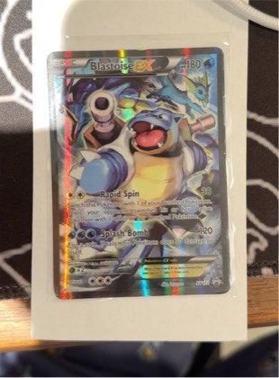 Blastoise EX - XY122, graded 7.5