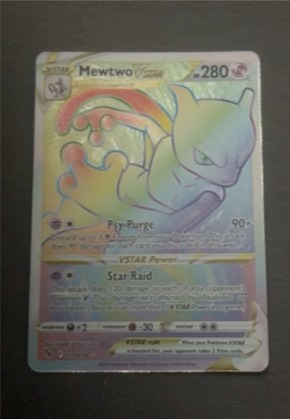 Mewtwo VSTAR (79) (Secret) graded 6 & below