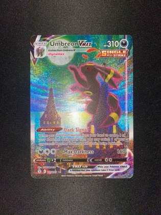 Umbreon VMAX (Alternate Art Secret), graded 9.5
