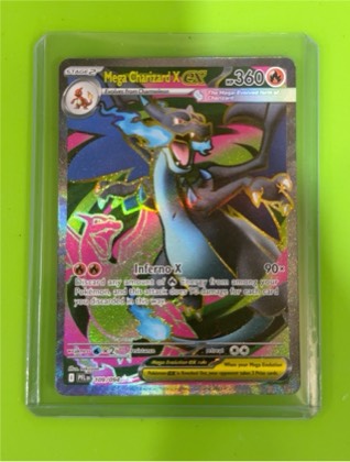 Mega Charizard X ex, graded 9.0