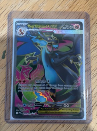 Mega Charizard X ex, graded 9.0