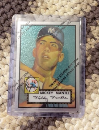 Mickey Mantle, graded 9.0