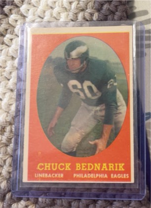 Chuck Bednarik, graded 5.5