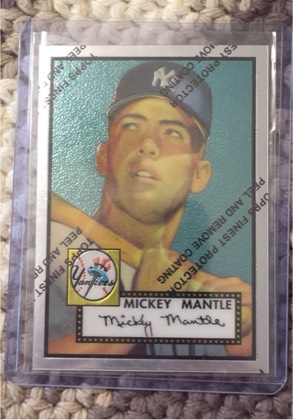 Mickey Mantle graded 9
