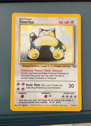 Snorlax, graded 6.5