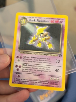 Dark Alakazam, graded 8.0