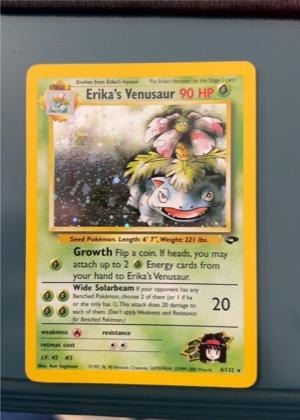 Erika's Venusaur, graded 8.5