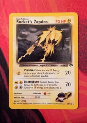 Rocket's Zapdos, graded 7.5