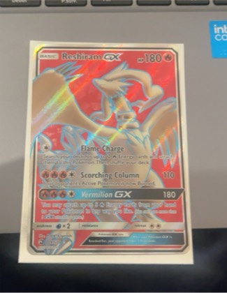 Reshiram GX, graded 9.0