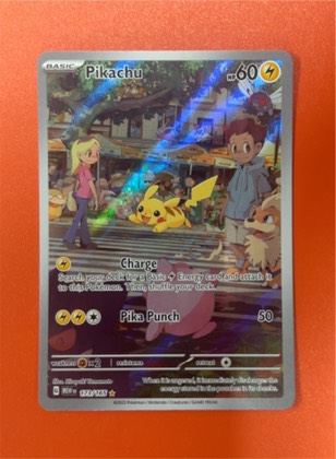 Pikachu, graded 8.5