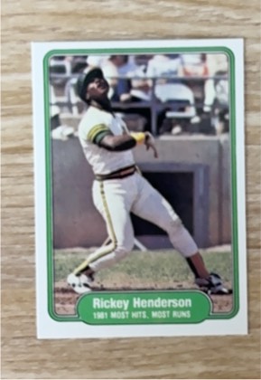 Rickey Henderson graded 9