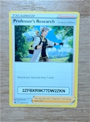 Professor's Research - SWSH178, graded 7.5