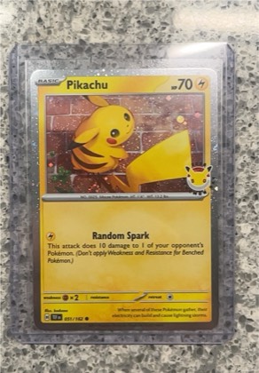 Pikachu, graded 9.5