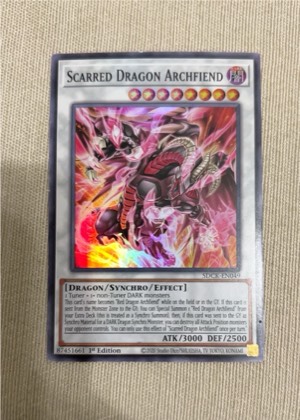 Scarred Dragon Archfiend, graded 9.0