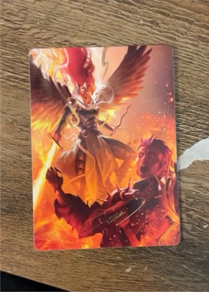 Warleader's Call Art Card, graded 9.0