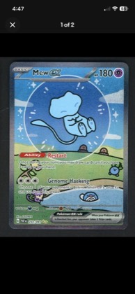 Mew ex, graded 9.5