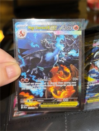 Mega Charizard X ex, graded 2.5