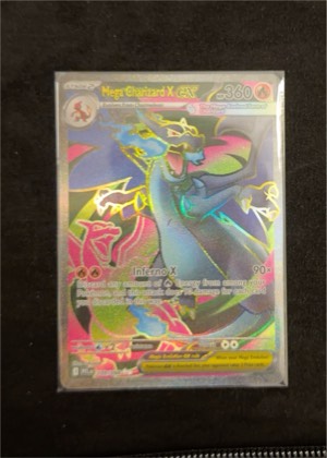 Mega Charizard X ex, graded 9.0