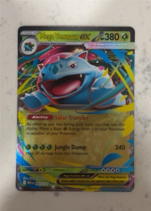 Mega Venusaur ex graded 9.5