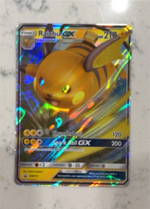 Raichu GX - SM213, graded 7.0
