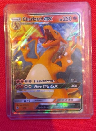 Charizard GX graded 6 & below