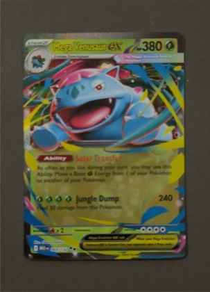 Mega Venusaur eX, graded 4.5