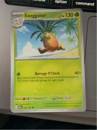 Exeggutor, graded 7.5
