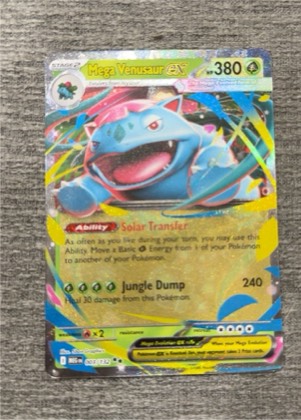 Mega Venusaur ex graded 8.5