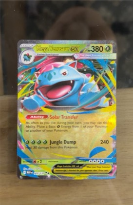 Mega Venusaur EX, graded 1.0